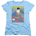 Superman Simple Sm Poster Womens T-Shirt