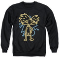 Hey Arnold Hey Arnold Neon Crewneck Sweatshirt