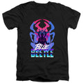 Blue Beetle Silhouette V-Neck T-Shirt