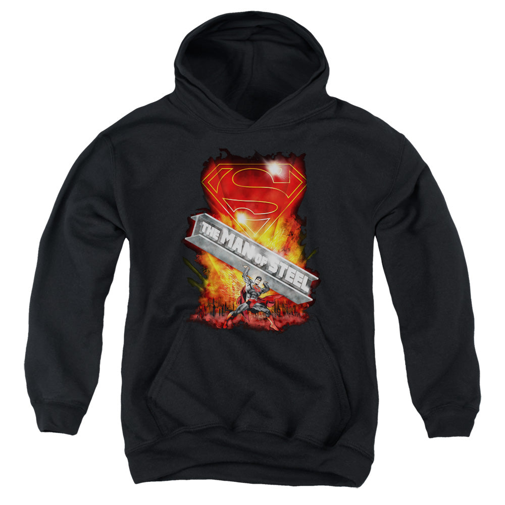 Superman Steel Girder Youth Hoodie