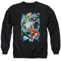 DC Comics Electric Team Crewneck Sweatshirt