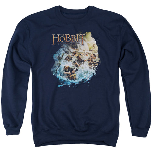 The Hobbit Barreling Down Crewneck Sweatshirt
