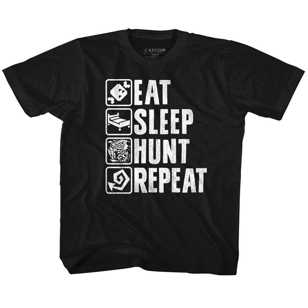Monster Hunter Hunt Repeat Youth/Toddler T-Shirt