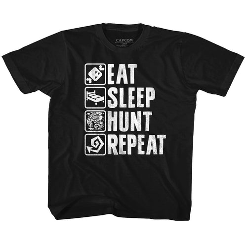 Monster Hunter Hunt Repeat Youth/Toddler T-Shirt
