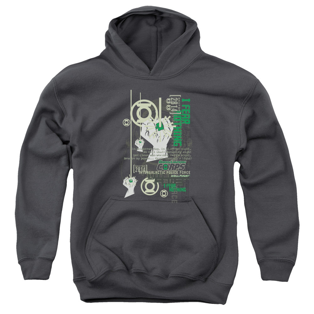 Green Lantern Core Strength Youth Hoodie
