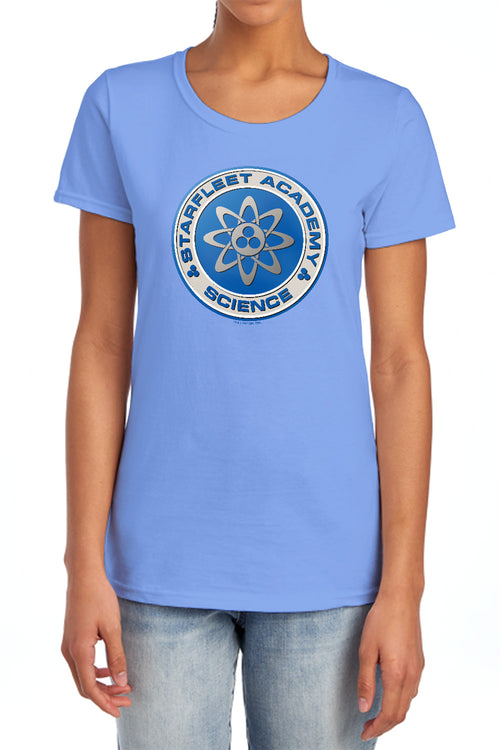 Star Trek Starfleet Academy Science Womens T-Shirt