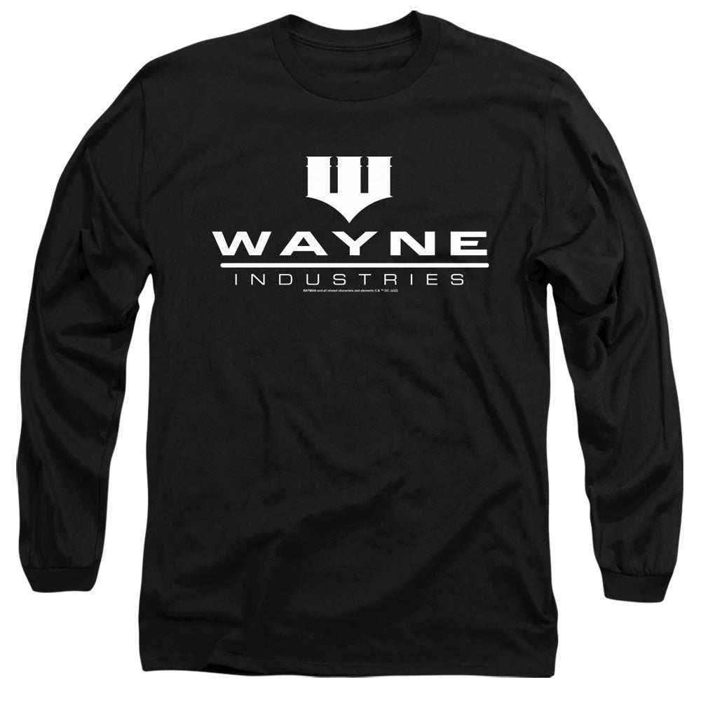 Batman Wayne Industries Black Long Sleeve T-Shirt