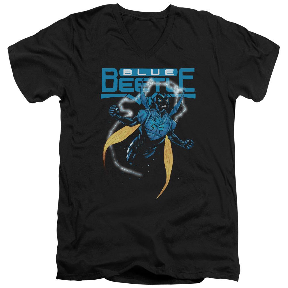 Justice League Blue Beetle V-Neck T-Shirt