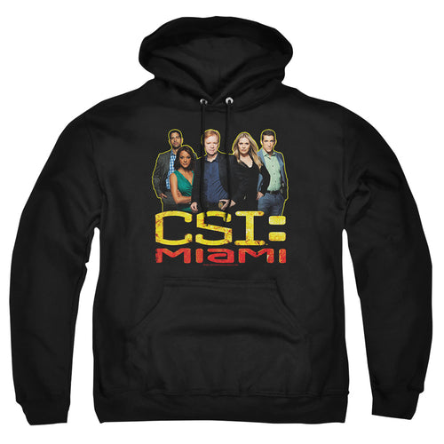 CSI: Miami The Cast In Black Pullover Hoodie