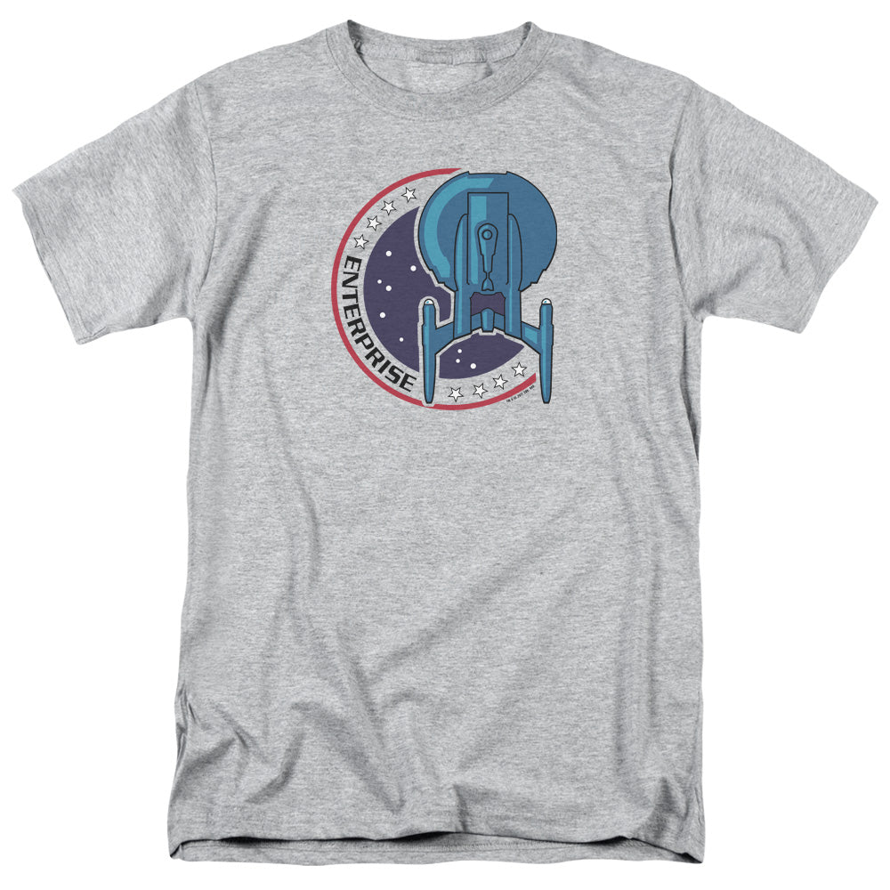Star Trek Enterprise Patch Grey T-Shirt