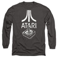 Atari Joystick Logo Charcoal Long Sleeve T-Shirt