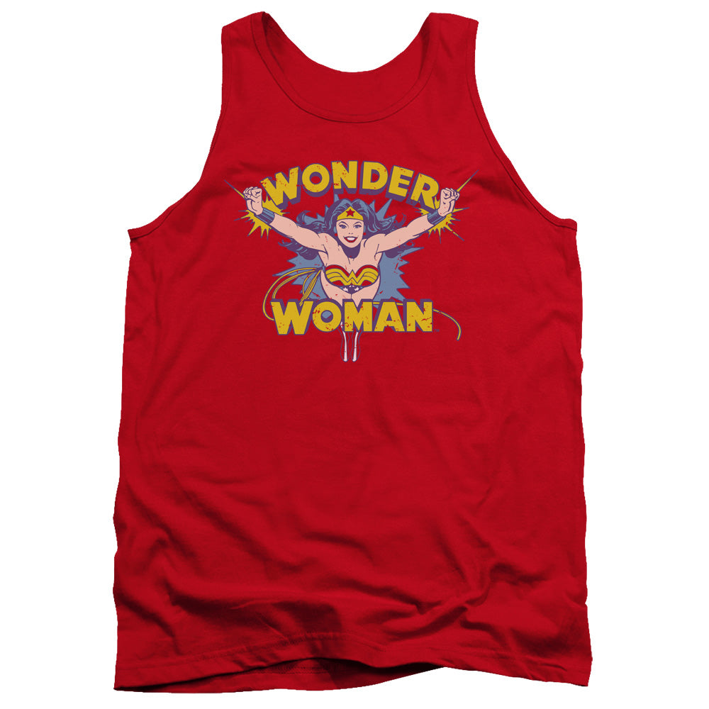 Wonder Woman Flying Through Tank Top
