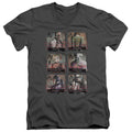 Batman Arkham Lineup V-Neck T-Shirt