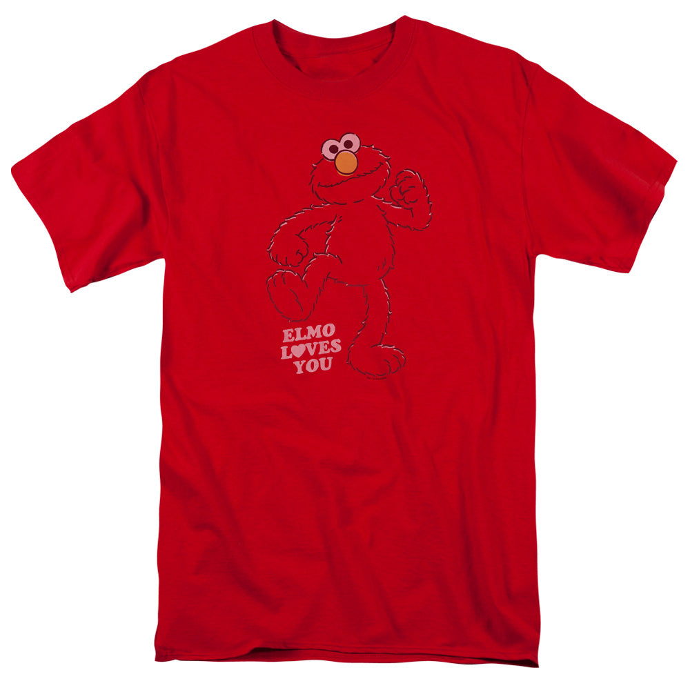 Sesame Street Elmo Loves You T-Shirt