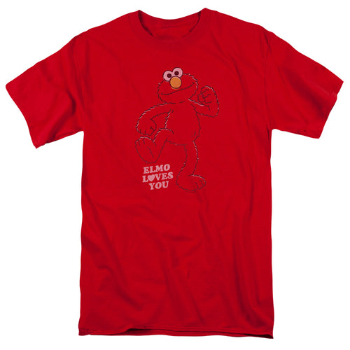 Sesame Street Elmo Loves You T-Shirt