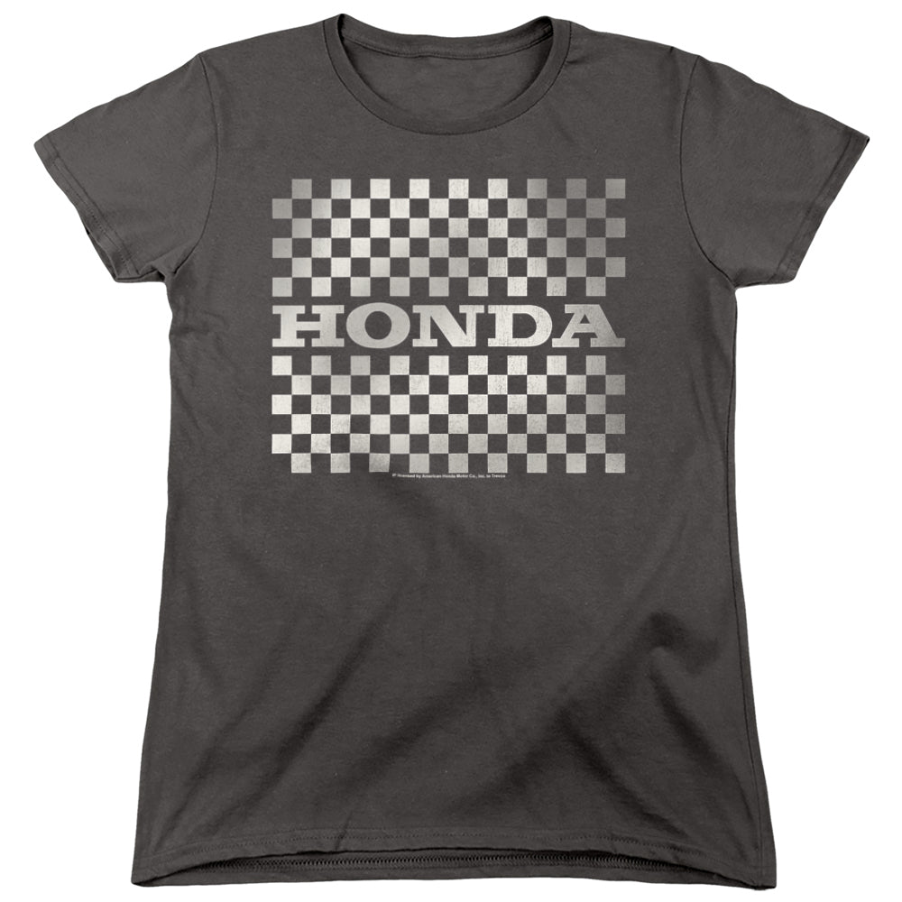 Honda Checkers Logo Womens T-Shirt