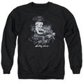 Betty Boop Storm Rider Crewneck Sweatshirt