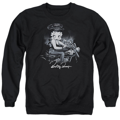 Betty Boop Storm Rider Crewneck Sweatshirt