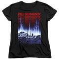 Pet Sematary Repeating Logo Womens T-Shirt