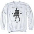 Superman Paisley Sihouette Crewneck Sweatshirt