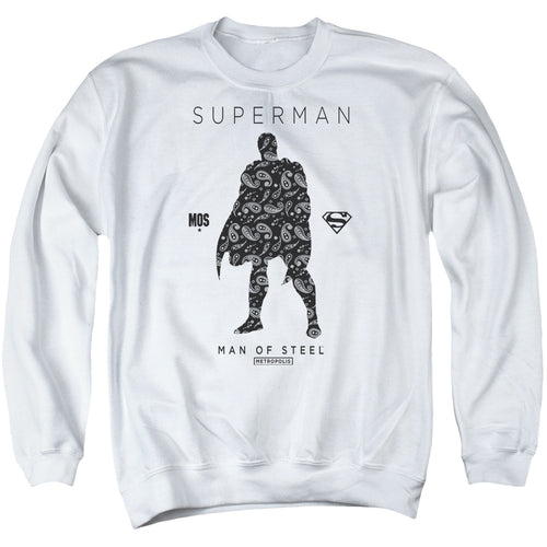 Superman Paisley Sihouette Crewneck Sweatshirt