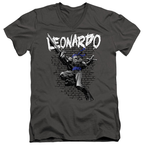 Teenage Mutant Ninja Turtles Leonardo V-Neck T-Shirt