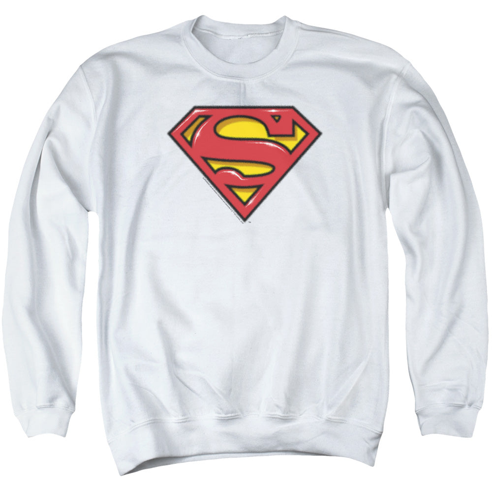 Superman Airbrush Shield Crewneck Sweatshirt