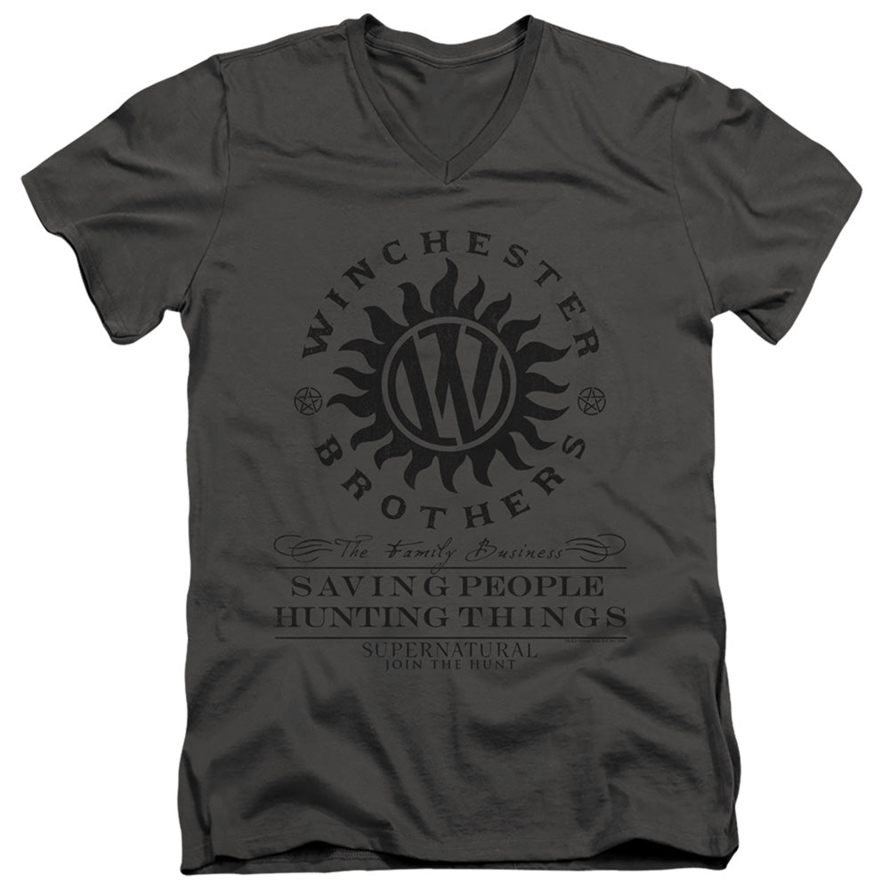 Supernatural Winchester Anti-Possession Symbol V-Neck T-Shirt