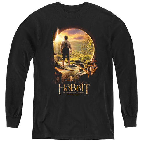 The Hobbit Hobbit in the Door Youth Long Sleeve T-Shirt
