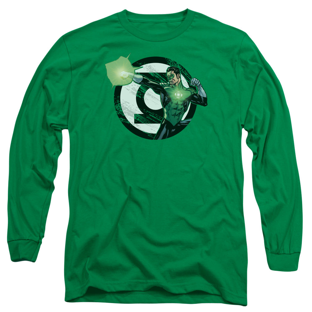 Justice League Blasting Logo Long Sleeve T-Shirt