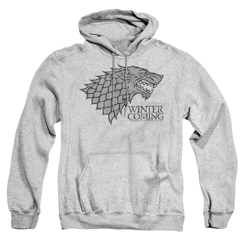 Game of Thrones Startk Winter Is Coming On Gray Pullover Hoodie