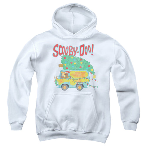 Scooby-Doo Mystery Machine Christmas Tree Youth Hoodie