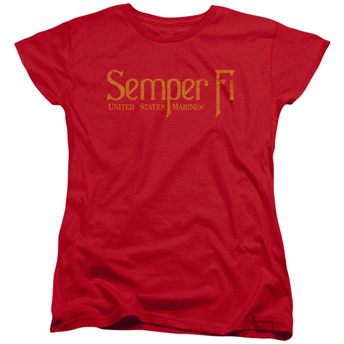 U.S. Marine Corps Semper Fi Womens T-Shirt