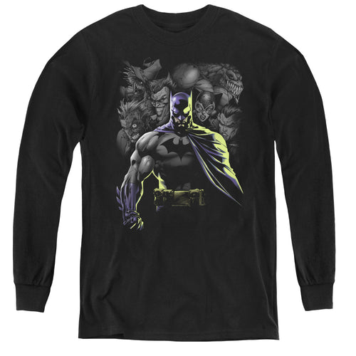 Batman Villains Unleashed Youth Long Sleeve T-Shirt