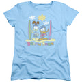 Garfield Beach Bums Womens T-Shirt