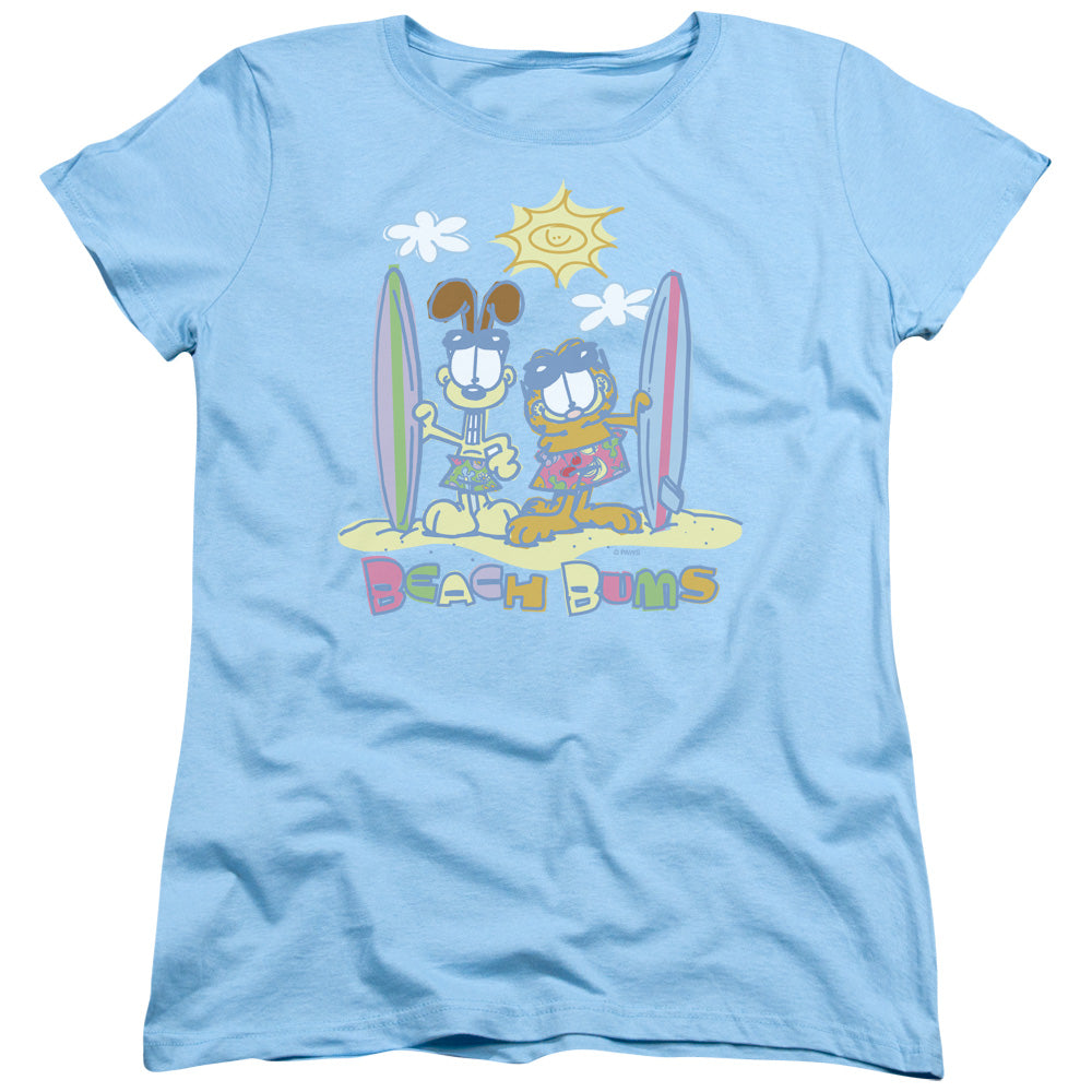 Garfield Beach Bums Womens T-Shirt