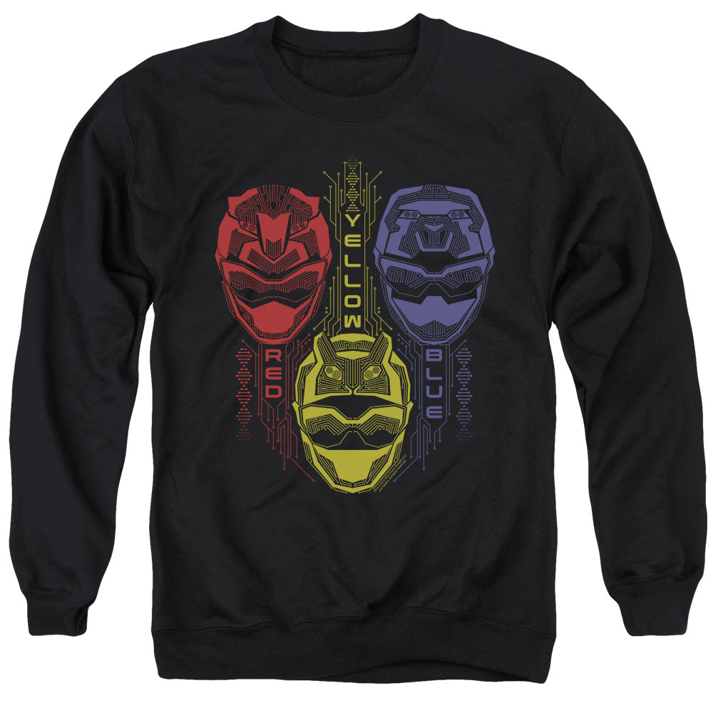 Power Rangers: Beast Morphers Red Yellow Blue Crewneck Sweatshirt