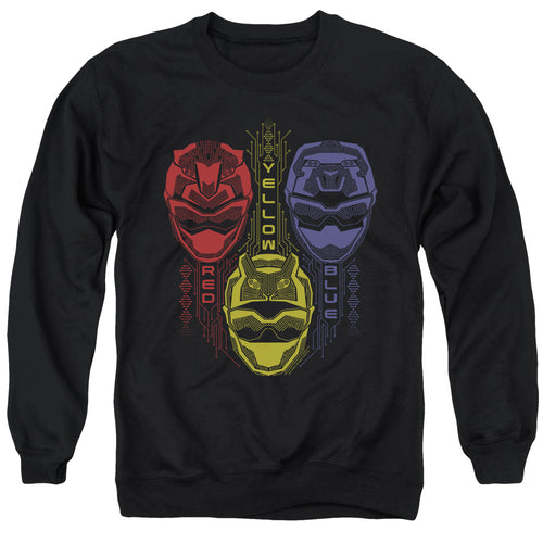 Power Rangers: Beast Morphers Red Yellow Blue Crewneck Sweatshirt