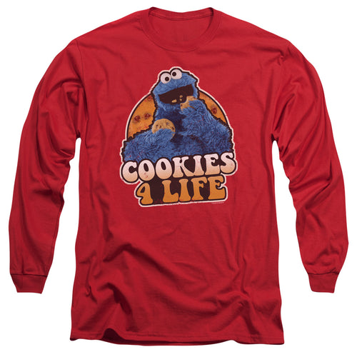 Sesame Street Cookies 4 Life Long Sleeve T-Shirt