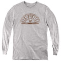 Sun Records Half Logo Distressed Youth Long Sleeve T-Shirt