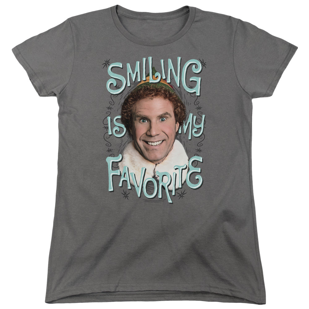 Elf Smiling Womens T-Shirt