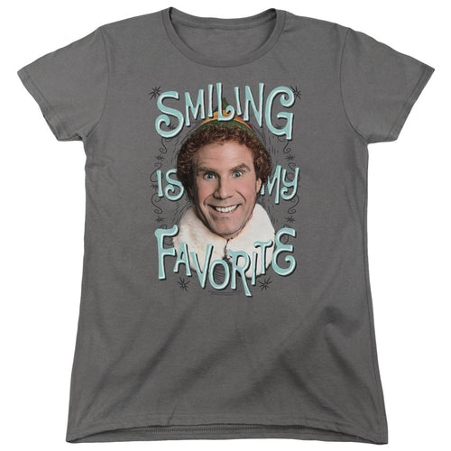 Elf Smiling Womens T-Shirt