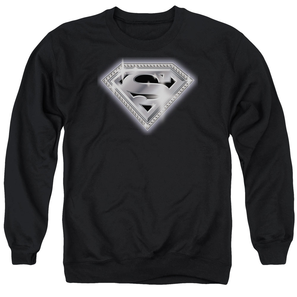 Superman Bling Shield Crewneck Sweatshirt