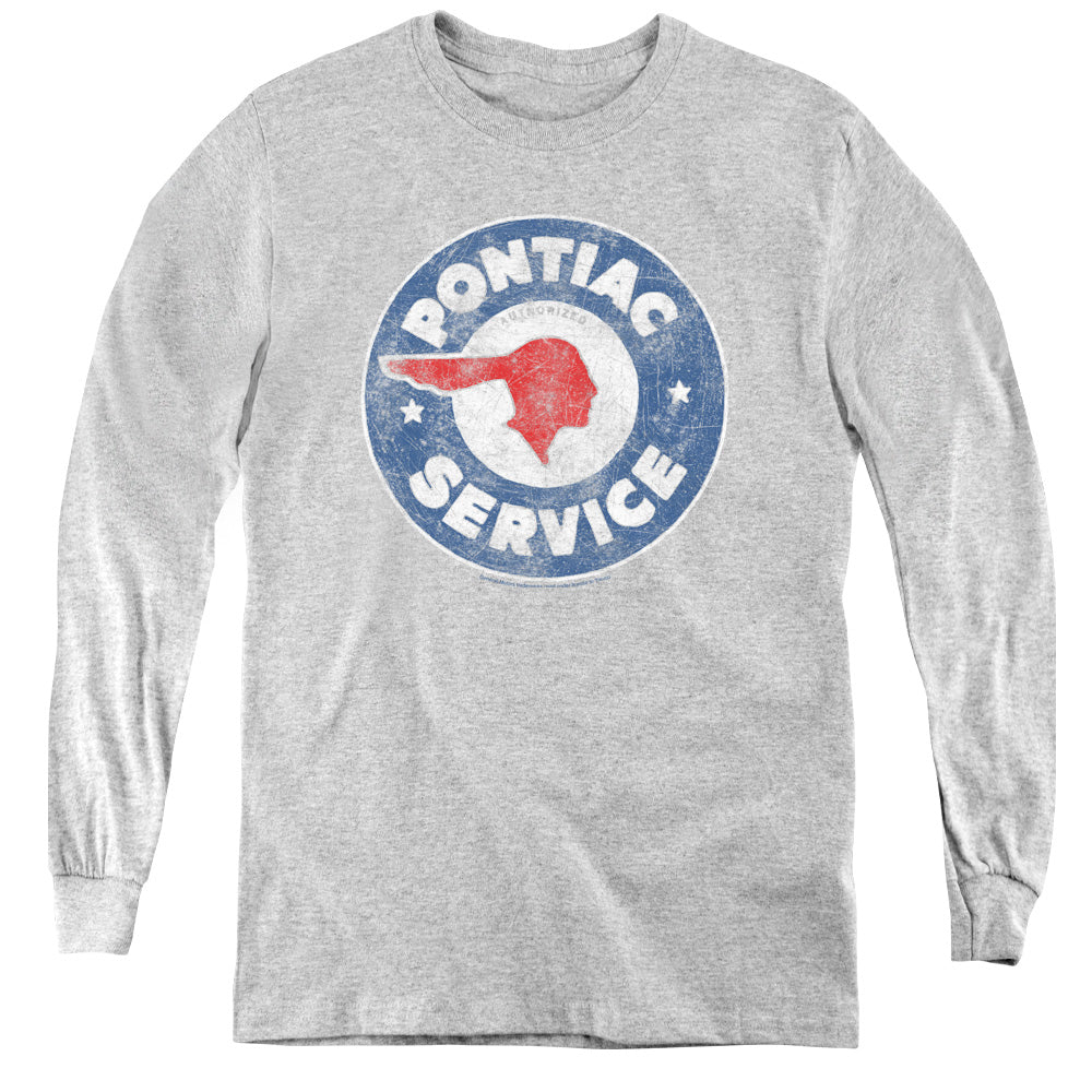 Pontiac Vintage Service Youth Long Sleeve T-Shirt