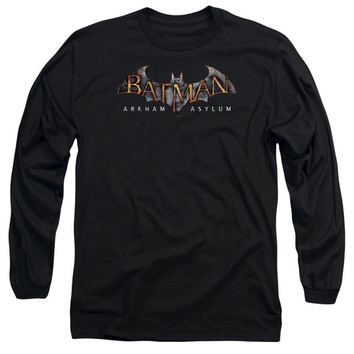 Batman Arkham Asylum Logo Long Sleeve T-Shirt