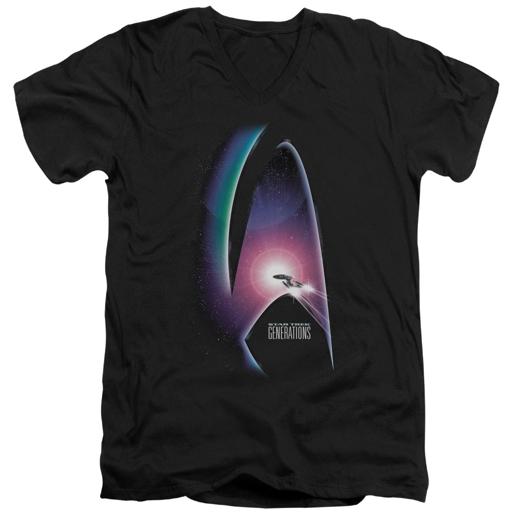 Star Trek Generations Poster V-Neck T-Shirt