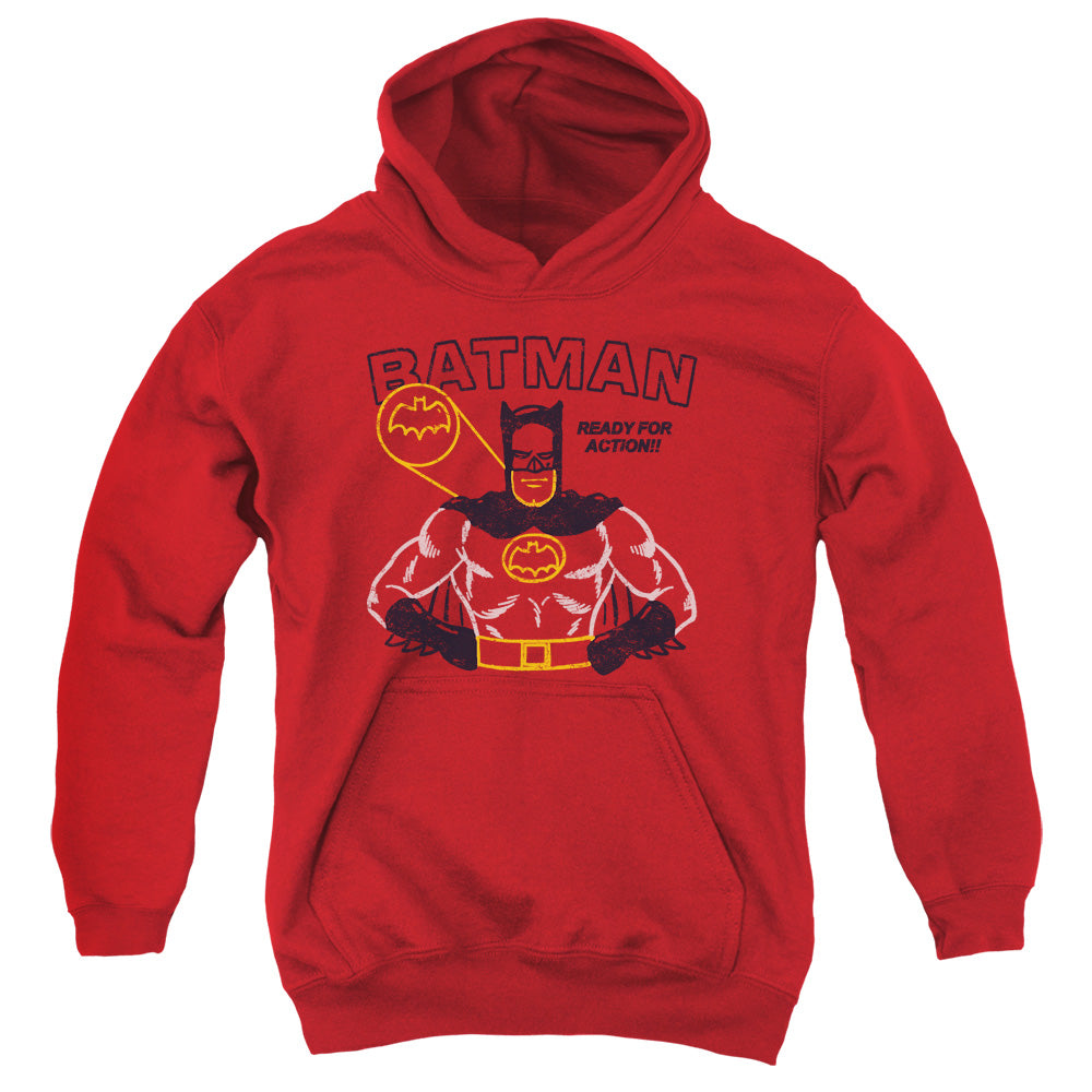 Batman Ready For Action Youth Hoodie