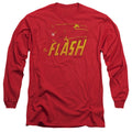 The Flash Flash Speed Distressed Long Sleeve T-Shirt