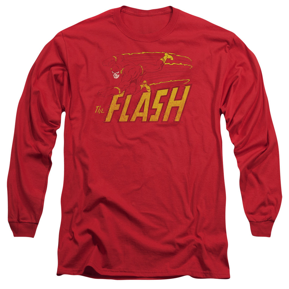 The Flash Flash Speed Distressed Long Sleeve T-Shirt