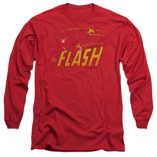 The Flash Flash Speed Distressed Long Sleeve T-Shirt